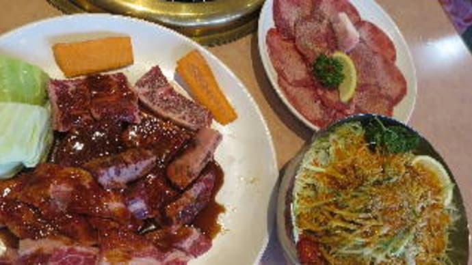 焼肉巨城里で控えめオーダー