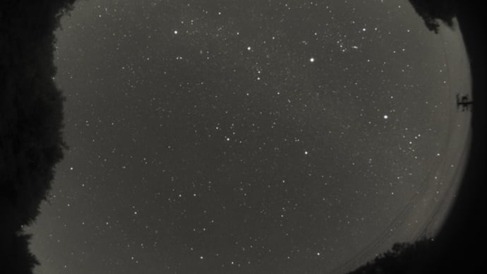 電視観望の記録014(3月の星空)