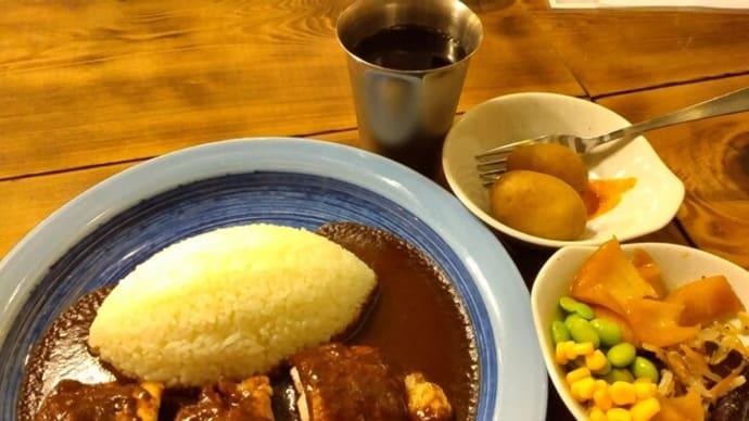 つけあわせが充実しすぎるカレー【横浜駅・もうやんカレー】