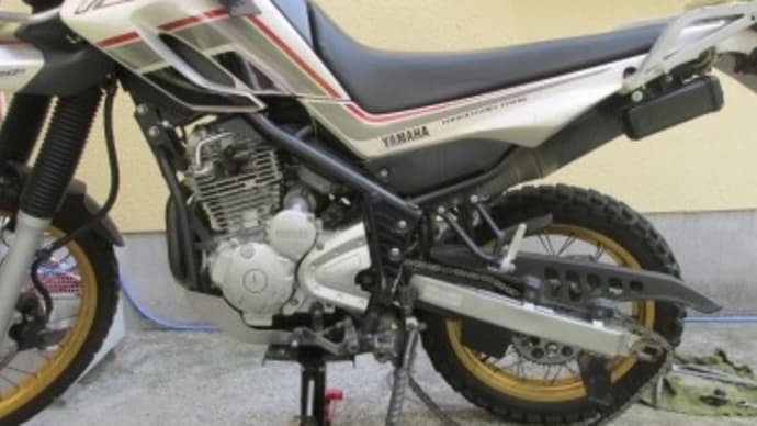 serow250の気まぐれ整備(3回目のリアタイヤ交換)