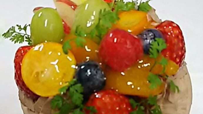 生チョコフルーツデコレーション