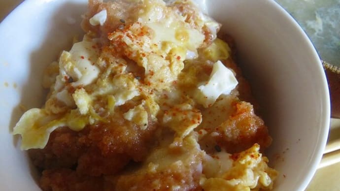 チキンカツの親子丼
