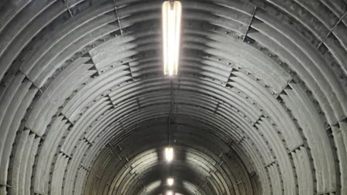 「府能隧道」かつての国道438号のトンネル〔徳島県佐那河内村・神山町〕