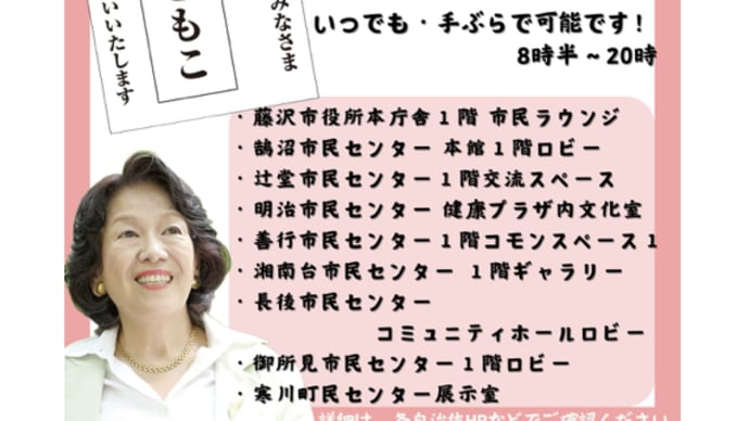 2024衆院選:選挙へ行こう/わたしの推し候補@湘南