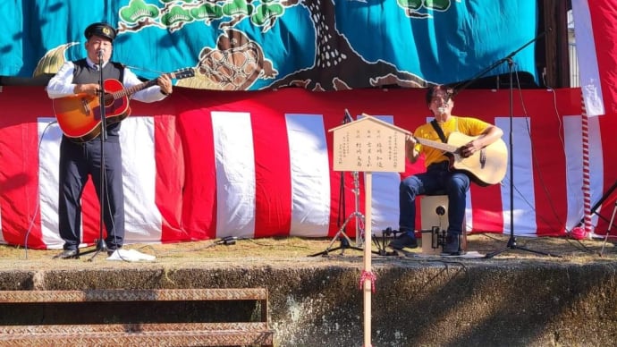 静岡県伊豆の国市『大仁神社例大祭』で演奏しました。（その４）