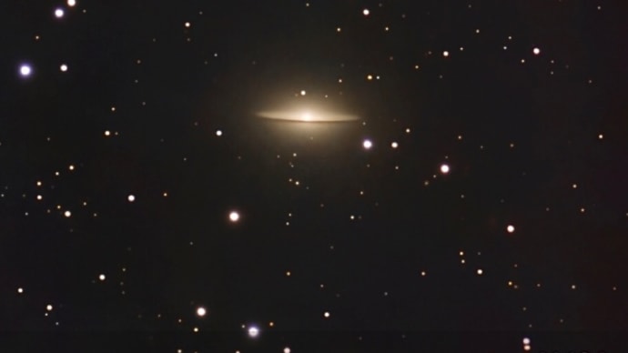 星見娘で電視観望5045(M104ソンブレロ銀河 2nd 200分)