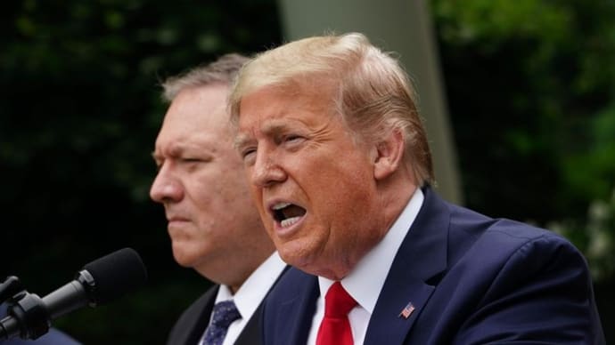 トランプ氏、WHO脱退表明 中国への対抗措置も。/ WHOが財団設立、テドロス氏肝煎りの改革計画の一環