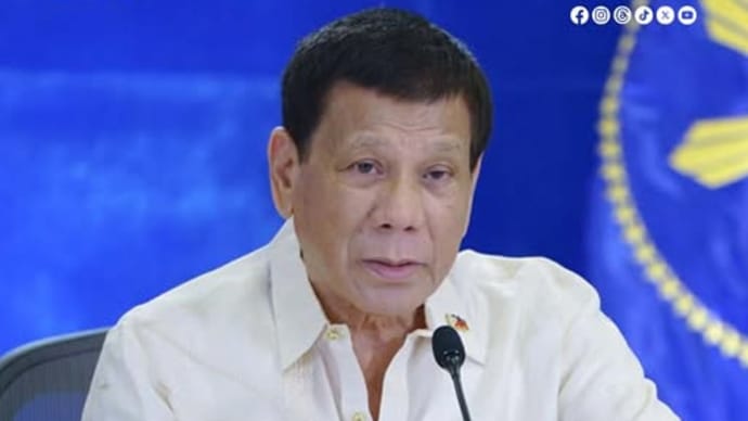 ドゥテルテ前大統領が逮捕される