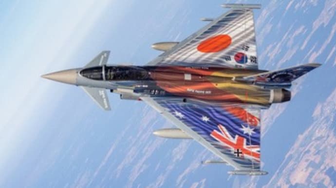 ドイツ空軍のユーロファイターが飛来