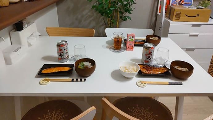 5月17日　焼き魚定食飲酒。