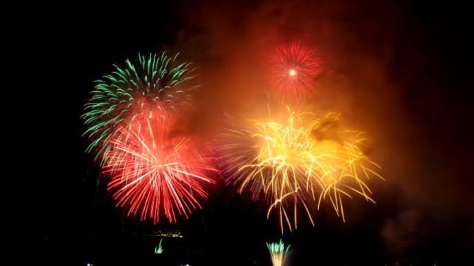 清水みなと祭り花火　つづき