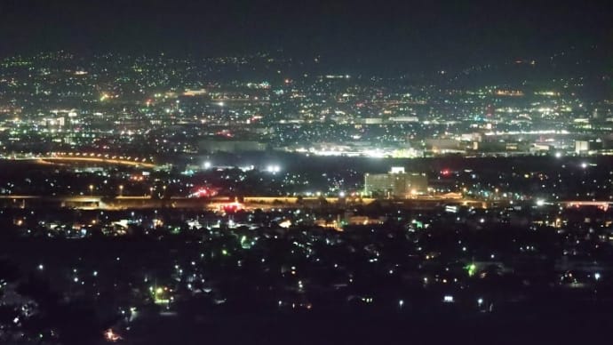 甲府盆地の夜景(23)