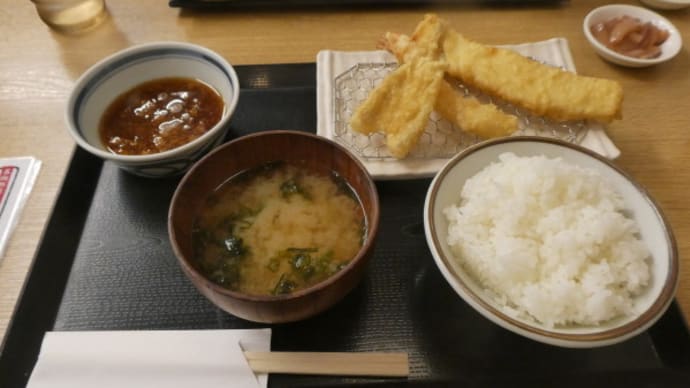 揚げたて　天ぷら定食　まきの　西神中央プレンティ店でのランチ　on　2023-6-21