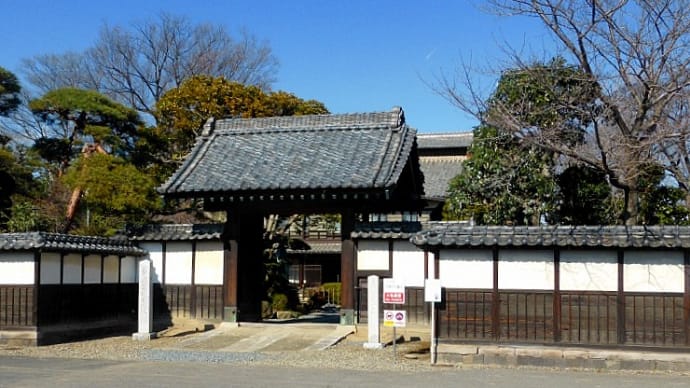 2021年NHK大河ドラマ「青天を衝け」の主人公・・・渋沢栄一の生家・・・はこんなところ