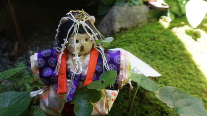 5月15日の「葵祭」。ミモロ、憧れの斎王代の装束を準備。当日に備えます。