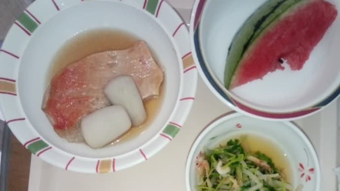 入院12日目の昼食