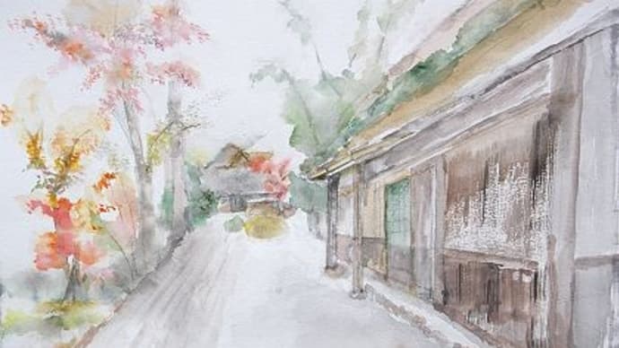 Uさんの新作水彩画(0103)