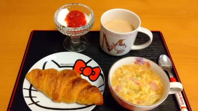熊本県産食材の朝食