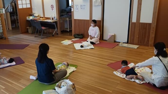 ベビーマッサージと育児講座~おこしやす広場ぴかぴか~★7月