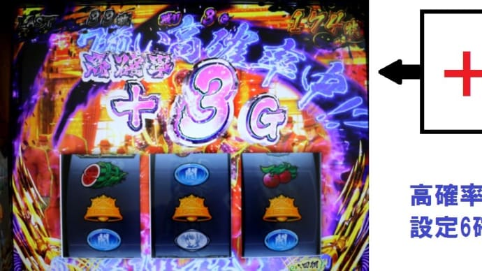 パチスロ蒼天の拳4　＋６　設定6確定ですか？