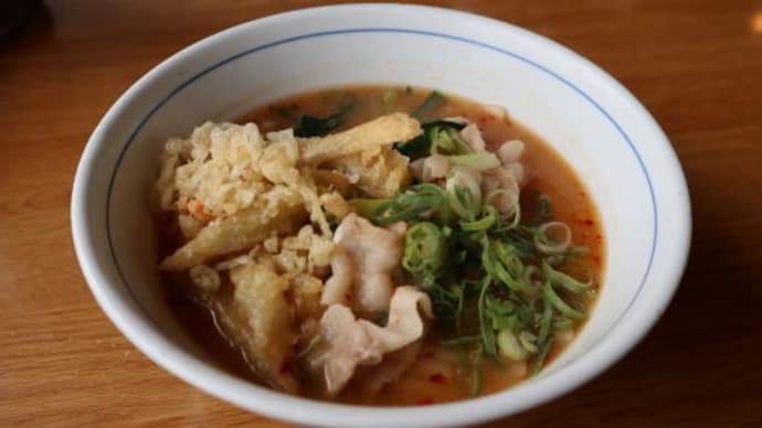 FM福岡モーニングジャム✖ウエスト ナカジー考案「ニラ豚ネギのぽかぽか味噌うどん」