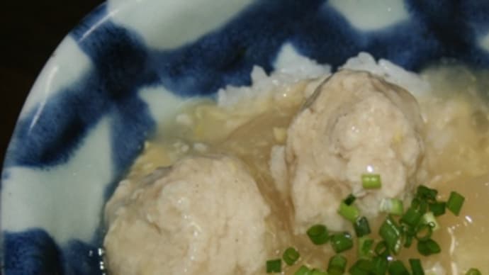 10月7日 冬瓜と鶏ひき肉団子の あんかけ卵とじ丼