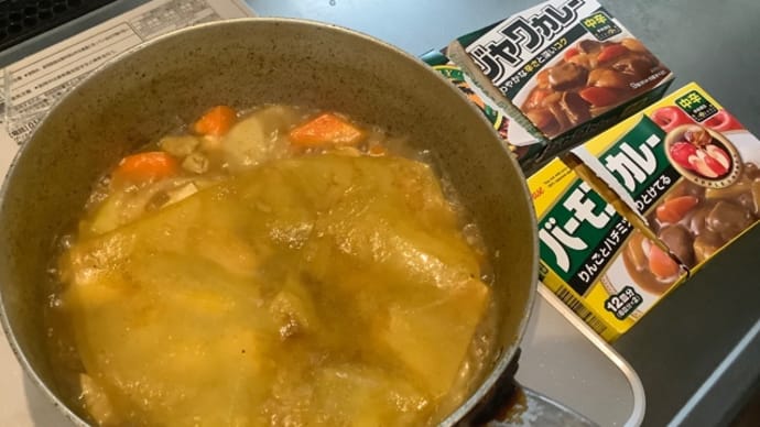 カミさん自画自賛カレー(^^)v