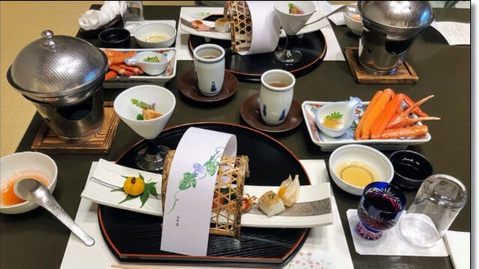 城崎温泉「西村屋ホテル招月庭」でお泊りしてきました~2,夕食&朝食