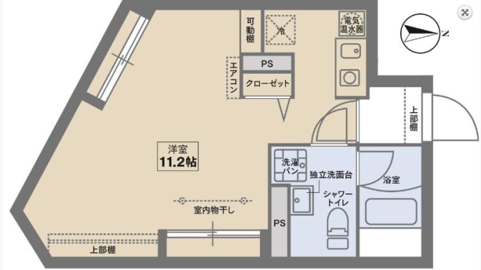最上階角部屋!Wi-Fi対応の光インターネット無料RC鉄筋コンクリート造デザイナーズマンション1R29 65㎡ 東京都大田区南蒲田1丁目 COCOFLAT KAMATA EAST