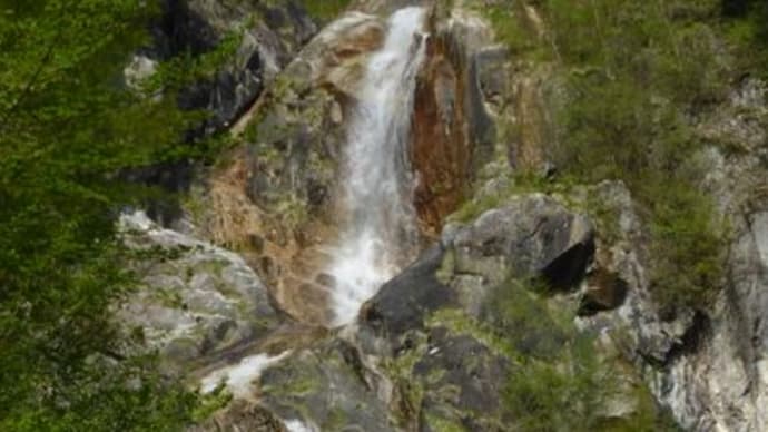 上松町の滝 糸瀬山の百間滝と 棧沢の 棧の滝(桟の滝)