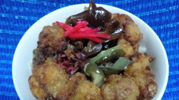 【05/17昼食】岩手県産南部鶏手羽ぷり塩麹竜田、今日はあちぃ~XP