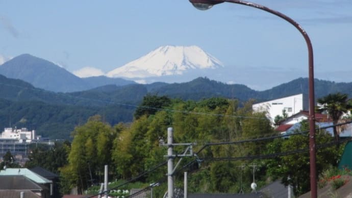 不定期更新！今朝の『八王子から見える富士山』