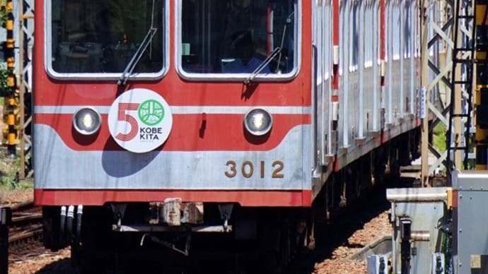 神戸電鉄3000系50周年列車撮影ー幻の特急・有馬温泉行き