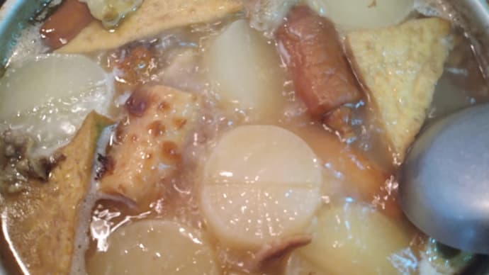 グツグツ煮込み🍲おでん🍢 2024/11/08