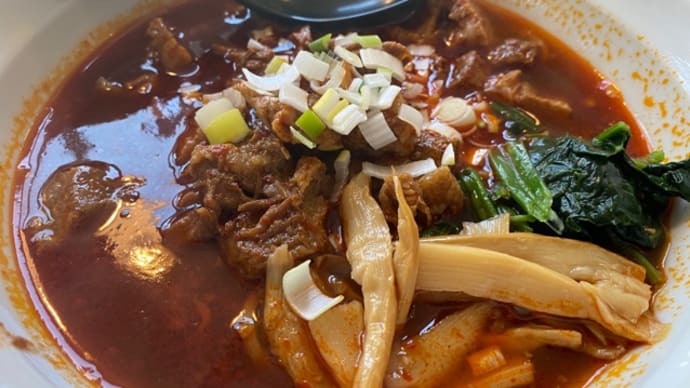 赤いラーメン（汗）