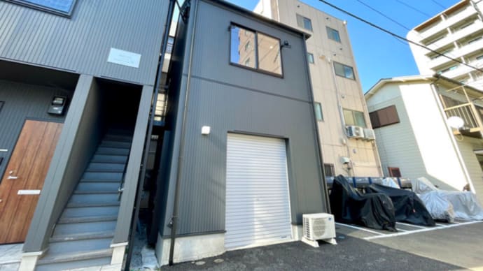 横浜市西区 新築バイクガレージハウス【プリリア戸部 B棟】
