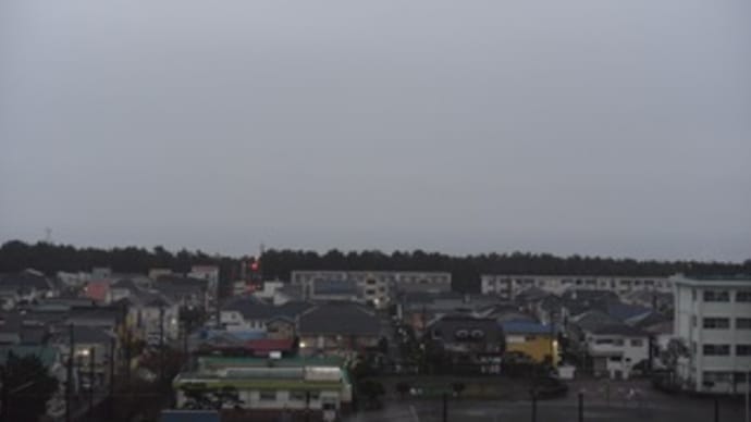 ひと月先の寒さ