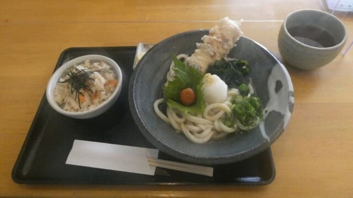 うどん よつ葉 でのランチ on 2022-2-1