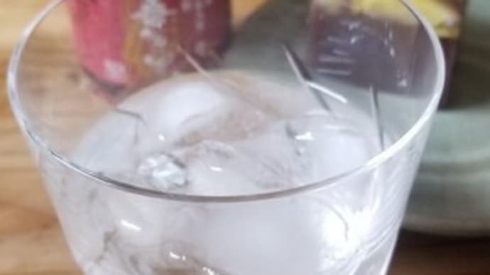 焼酎と和菓子