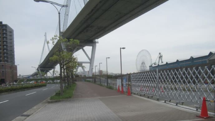 桜島駅前の万博シャトルバス発着場の工事開始・・・完成形はどうなる？