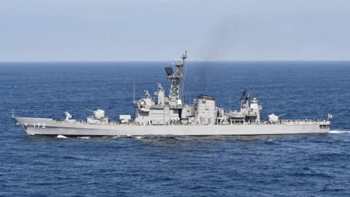 海自護衛艦 中国漁船と衝突 乗組員は無事のもよう 東シナ海