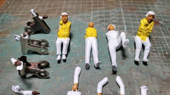 エアフィックス1/24 デ・ハビランド モスキートFB.Ⅵ 製作記#2・フィギュアの製作②