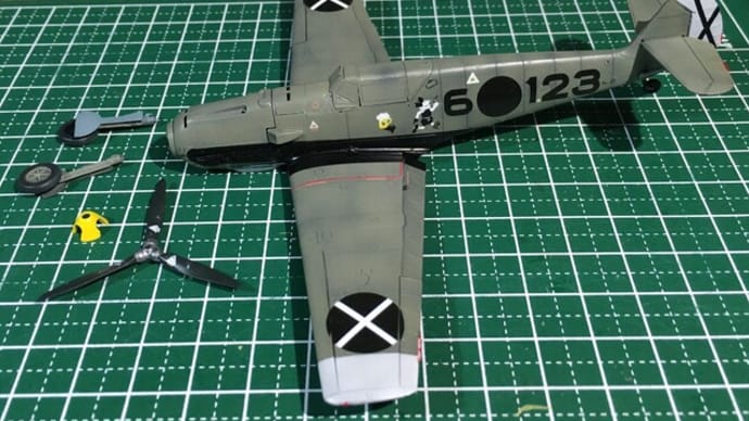 1/72 メッサーシュミットBf 109E-1製作（その8）