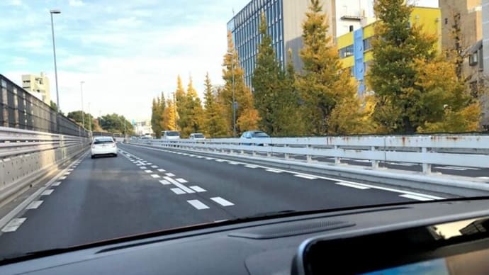 今日は首都高湾岸線を東へ