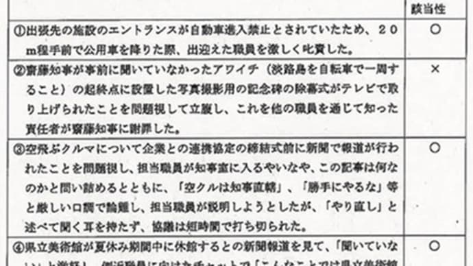 ◆兵庫県斉藤知事を第三者委員会がきびしく断罪~報告書のダイジェスト版を読む