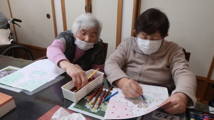 4月のカレンダー作り♪