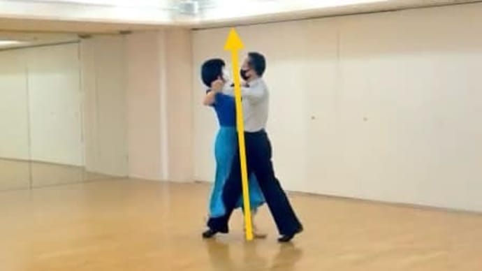 クイックステップの左サイドリーデイング【福岡市社交ダンス教室・福岡市社交ダンススタジオ・薬院、柳橋・渡辺通・福岡のダンススクールライジングスター】