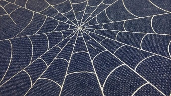 蜘蛛の巣文様の道中財布の準備