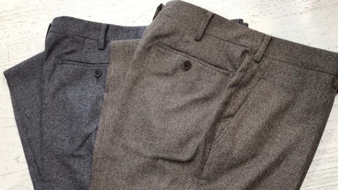 メンズウールパンツ入荷