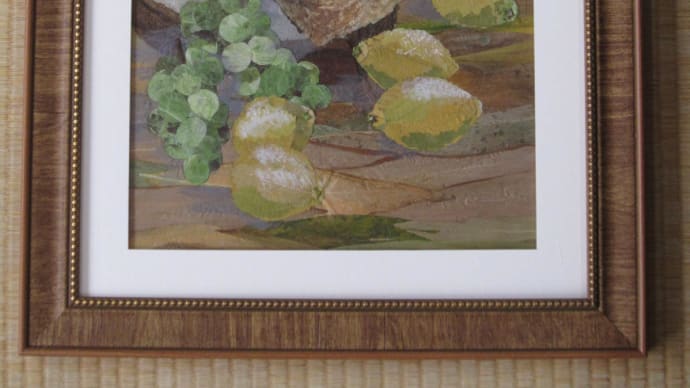 絵画のような押し花絵